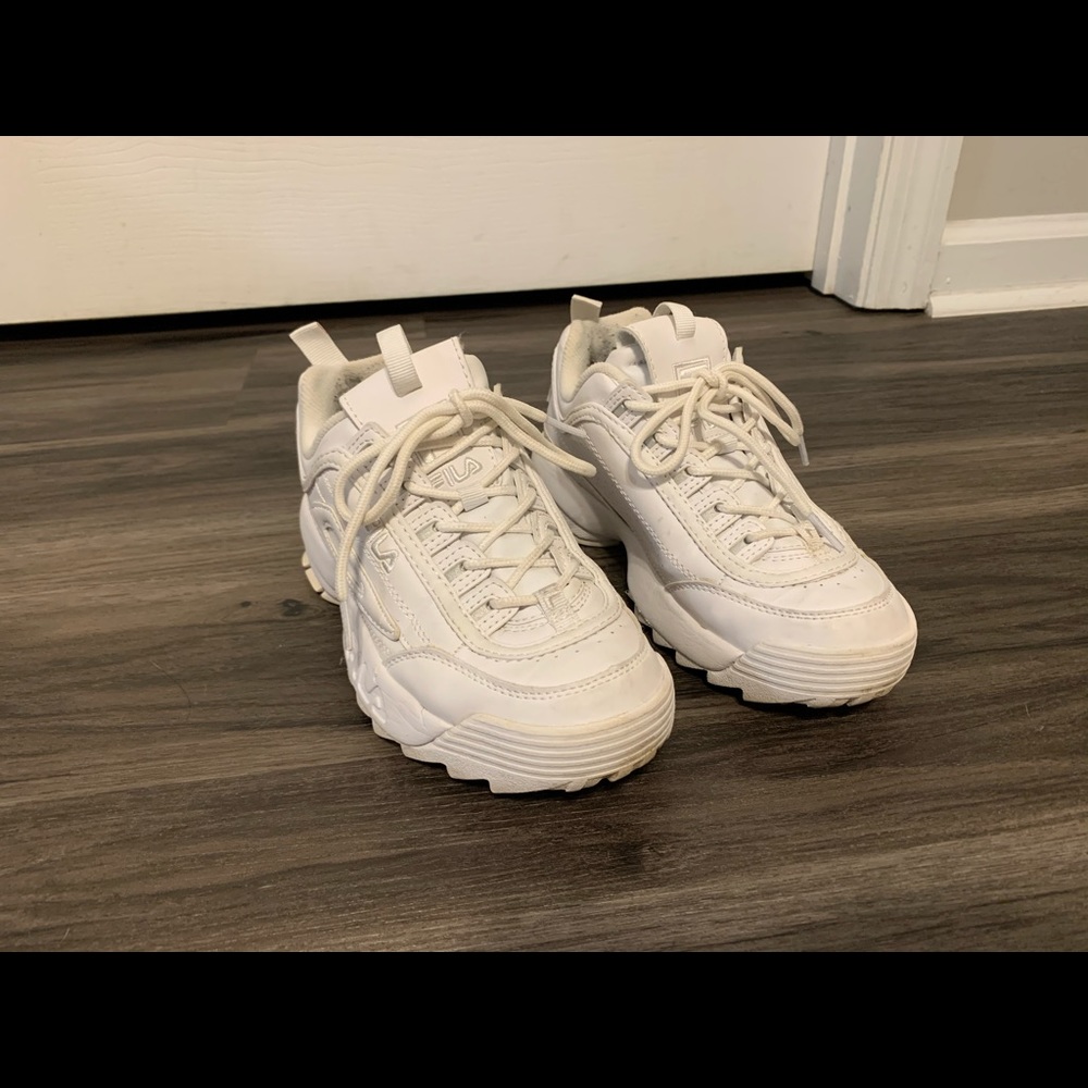 FILA White Tennis Shoes